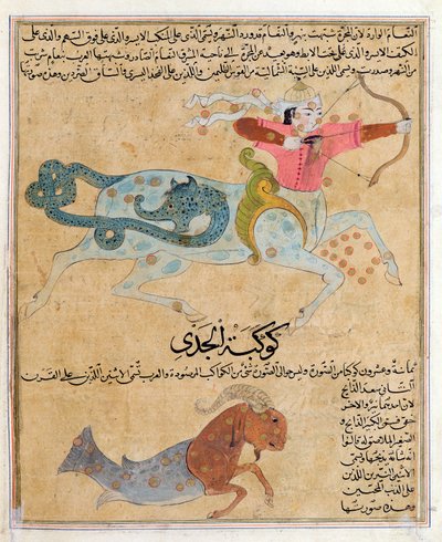 The Constellations of Sagittarius and Capricorn, Illustration from 